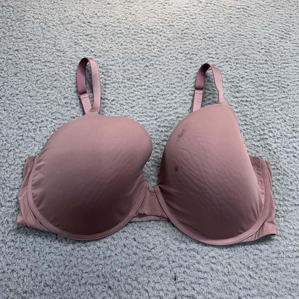 Victoria Secret Bra 38DD T-Shirt Bra T-Shirt Lightly Lined Demi Stained